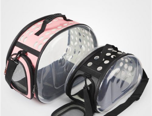 Casual breathable clear pvc  cat carrier handbag