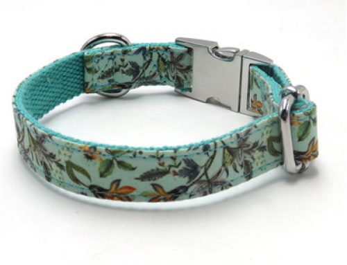 Direct sales fashion printing floral dog collar