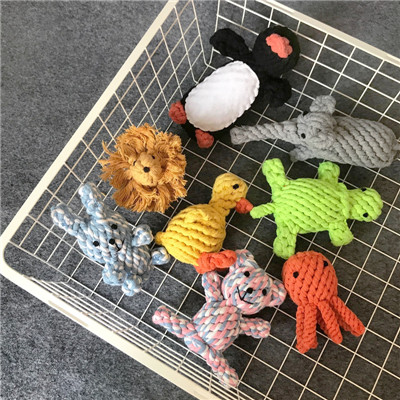 High quality knots cotton rope wholesale dog toy