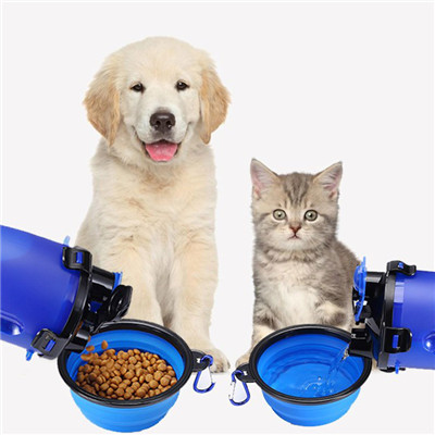 Portable personalized collapsable water bowls