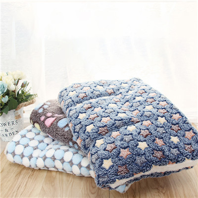 Wholesale multi design soft plush dog blanket
